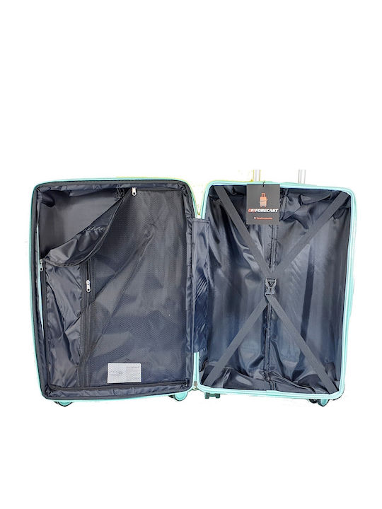 Forecast LSDQ-04 Mittlerer Reisekoffer Hartschalen Gelb mit 4 Räder Höhe 65cm