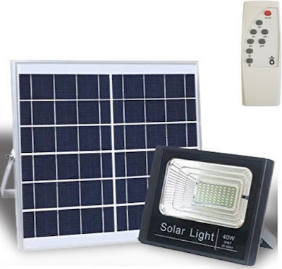 Lucas LED Waterproof Solar LED Floodlight 60W Cold White 6000K IP66