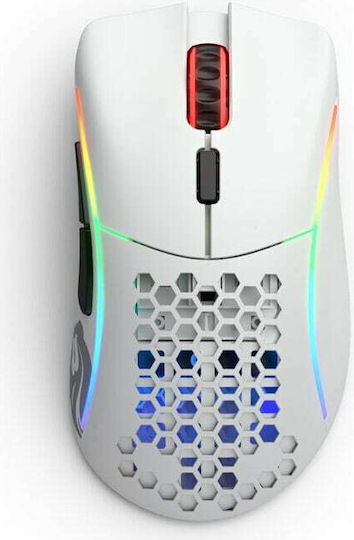 Glorious PC Gaming Race Model D Ασύρματο RGB Gaming Ποντίκι 19000 DPI Matte White
