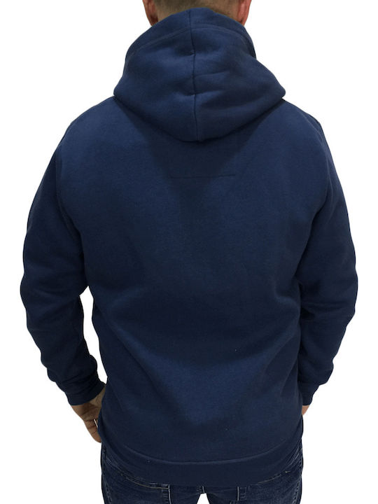 Sweatshirt with Hood Denim