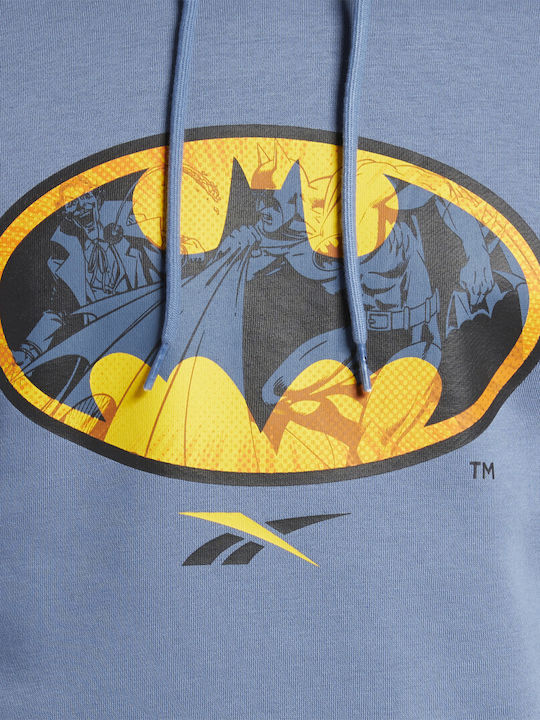 Batmanâ¢ Мъжка Суичър с Качулка и Джобове Blue Slate