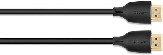 QED Cable HDMI male - HDMI male 1.5m Μαύρο
