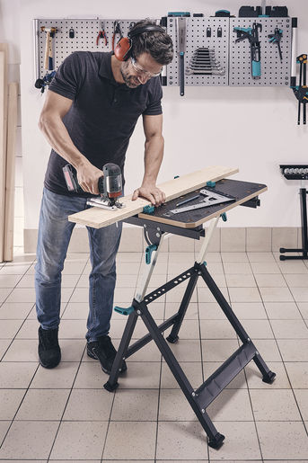 Wolfcraft Πάγκος Εργασίας Αντοχής 120kg 65x72x95cm 6870000
