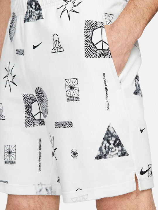 Αθλητική Ανδρική Βερμούδα Dri-Fit Λευκή