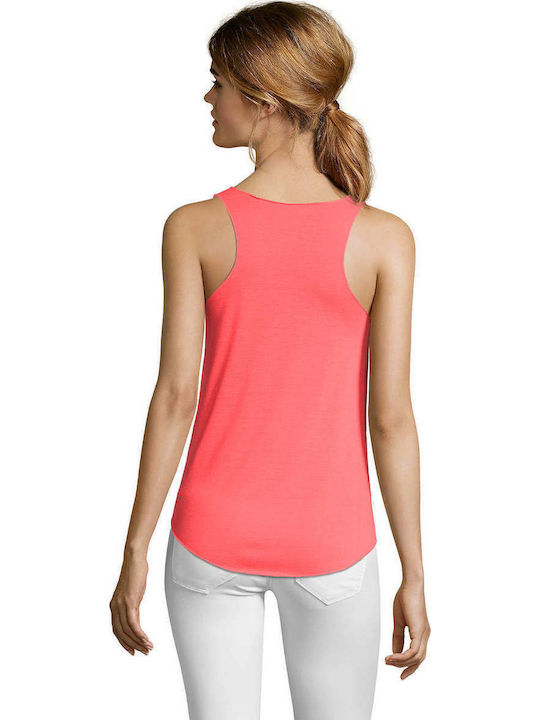 Sol's Jade Women's Sleeveless Promotional Blouse Neon Coral Sol's Jade Women's Sleeveless Promotional Blouse Neon Coral