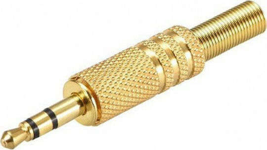 Plug 3.5mm Jack male Gold