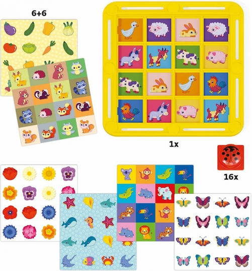 Brettspiel Fantamemo Ladybug Nature für 2 Spieler 3+ Jahre 1051 (EN) Quercetti
