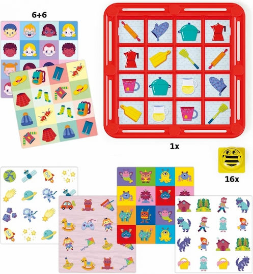 Brettspiel Fantamemo Bee Multipicture für 2 Spieler 3+ Jahre 1052 (EN) Quercetti