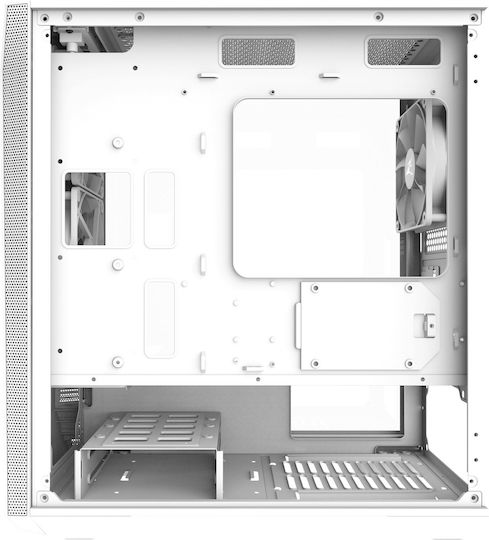 Z1 Iceberg Gaming Midi Tower Computer Case with Side Window White
