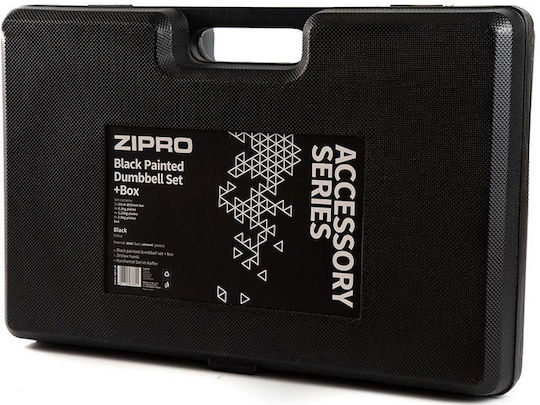 Zipro Αλτήρες Σετ με Μπάρα Συνολικού Βάρους 17kg σε Βαλιτσάκι