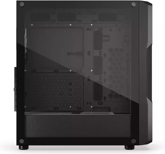 Endorfy Regnum 400 ARGB Gaming Midi Tower Computer Case with Side Window Black