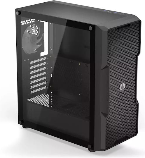 Endorfy Regnum 400 ARGB Gaming Midi Tower Computer Case with Side Window Black