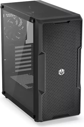 Endorfy Regnum 400 Air Gaming Midi Tower Computer Case with Side Window Black
