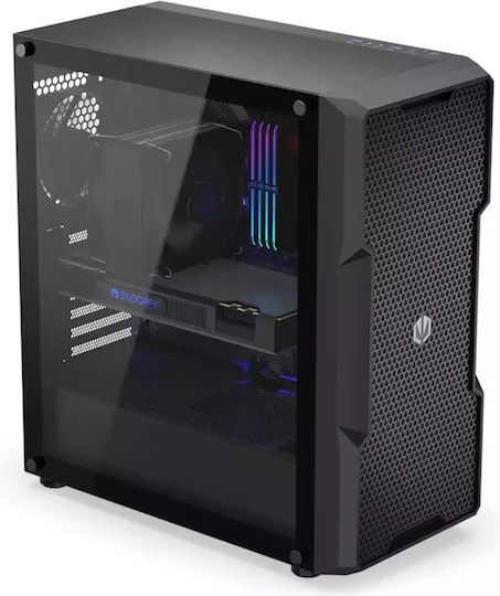 Endorfy Regnum 400 Air Gaming Midi Tower Computer Case with Side Window Black