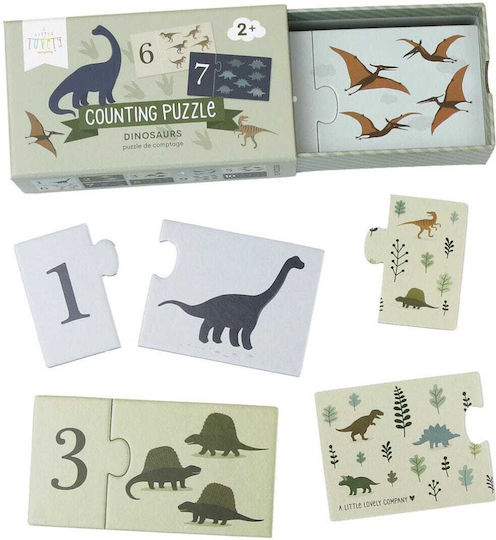 A Little Lovely Company Μαθαίνω Αριθμούς - Dinosaurs Образователна Игра Образователни за Над 2 години Години