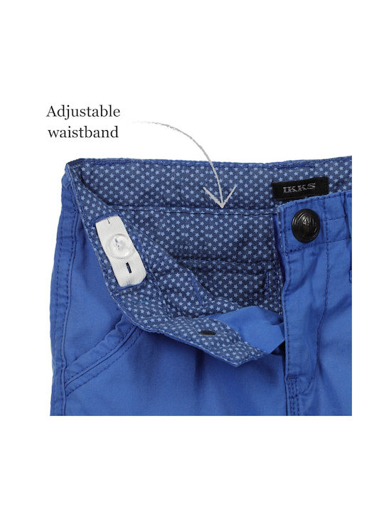 Bermudashorts Trenchcoat mit Seitentaschen blau königsblau (XH25093)