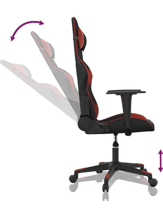 vidaXL 345518 Геймърски стол Black / Burgundy