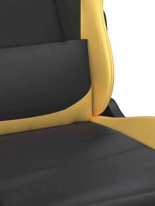 vidaXL 3143655 Gaming Chair with Footrest Black / Gold
