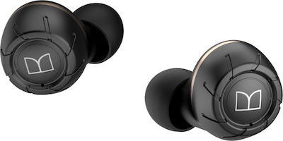 Monster Turbine Airlinks Lite In-ear Bluetooth Handsfree Ακουστικά με Θήκη Φόρτισης Μαύρα