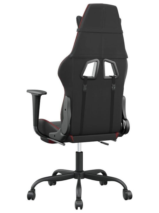 vidaXL 3143660 Gaming Chair with Footrest Black / Burgundy