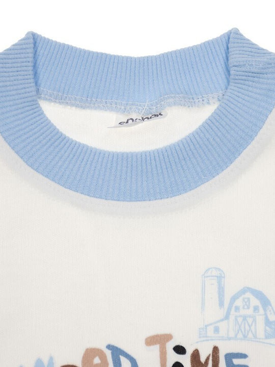 Papillon Kids Kids Winter Light Blue Pajamas