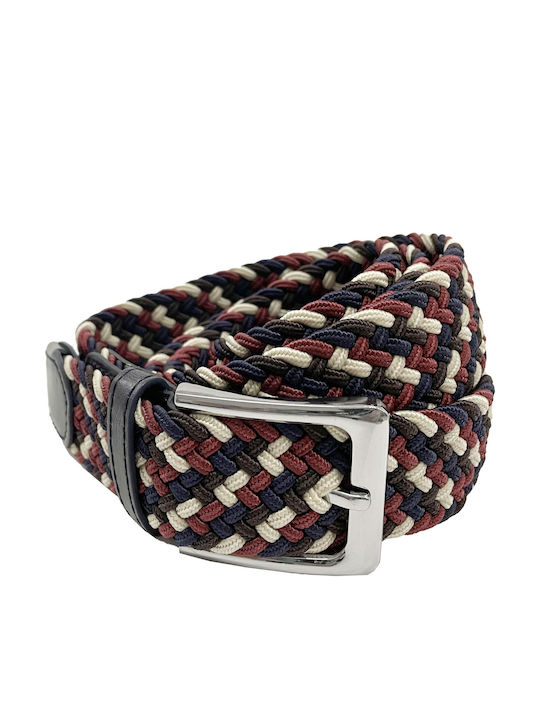 Еластична Мъжки колан Knitted Blue/Brown