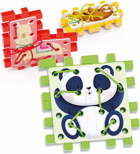 Quercetti Παιχνίδι με Κορδόνια Lacing Puzzle για 36+ Μηνών