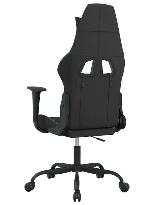 vidaXL 3143717 Scaun Gaming Black / Light Green