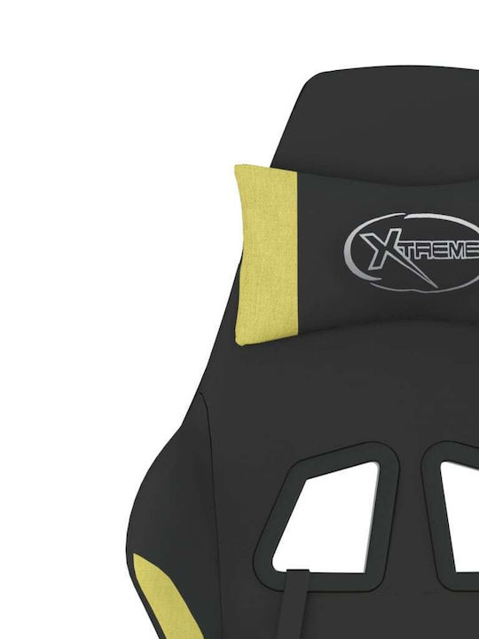 vidaXL 3143717 Scaun Gaming Black / Light Green