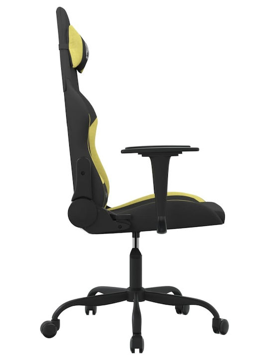 vidaXL 3143717 Scaun Gaming Black / Light Green