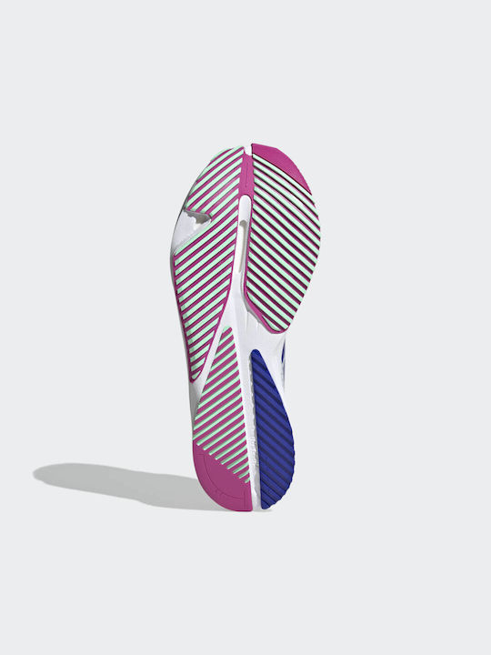 Adidas Adizero Sl Ανδρικά Αθλητικά Παπούτσια Running Cloud White / Lucid Blue / Lucid Fuchsia