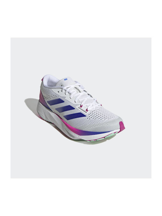 Adizero Sl Herren Sportschuhe Laufen Cloud White / Lucid Blue / Lucid Fuchsia
