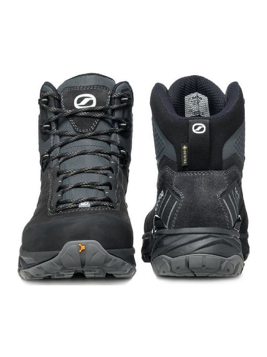 Scarpa Rush TRK GTX Men's Hiking Boots Waterproof with Gore-Tex Membrane Dark Anthracite / Black