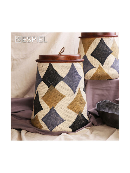 Espiel Decorative Vase Ecomix Multicolour 27.94x27.9x36cm