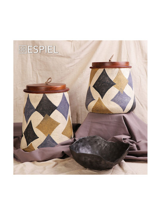 Espiel Decorative Vase Ecomix Multicolour 27.94x27.9x36cm