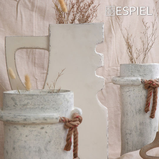 Espiel Διακοσμητικό Βάζο Papier Ecomix White 33.02x12.7x49cm 1Stück