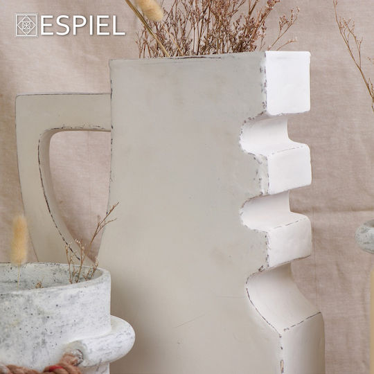 Espiel Διακοσμητικό Βάζο Papier Ecomix White 33.02x12.7x49cm 1Stück