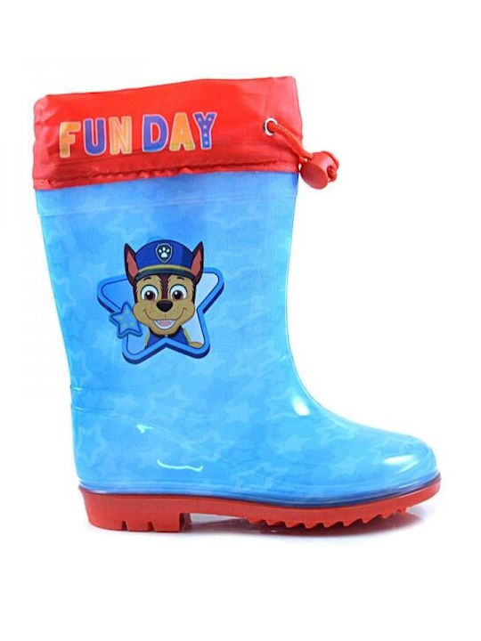 Cizme De Cauciuc Copii Paw Patrol Albăstrui Deschise