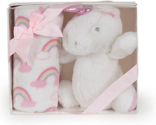 Cangaroo Pătură Pepinieră Swaddling pături Unicorn Roz cu Animal 75x90cm