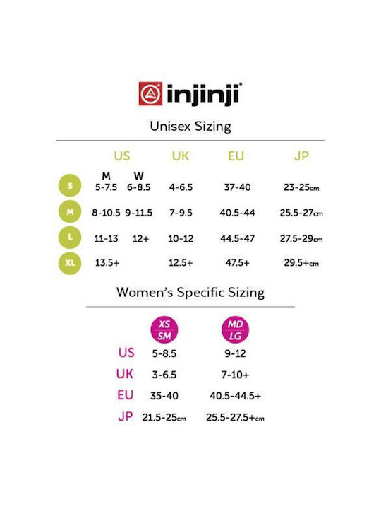 Injinji Trail Midweight Mini-Crew Чорапи за Трекинг Зелен 1 чифт