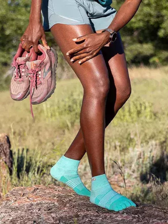 Injinji Trail Midweight Mini-Crew Чорапи за Трекинг Зелен 1 чифт
