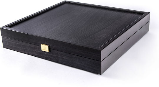 Manopoulos Handgefertigt Schach Metallisch mit Schachfiguren 44x44cm