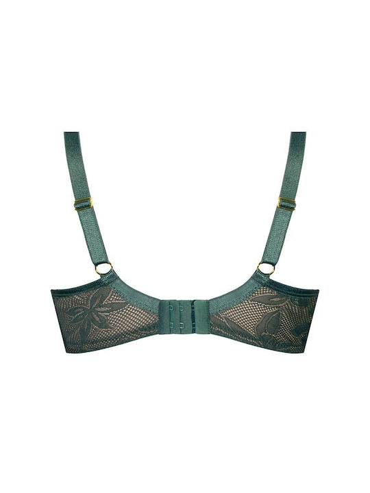 ELEKTRA FULL CUP BRA FOR BIG BREASTS IN OLIVE COLOR