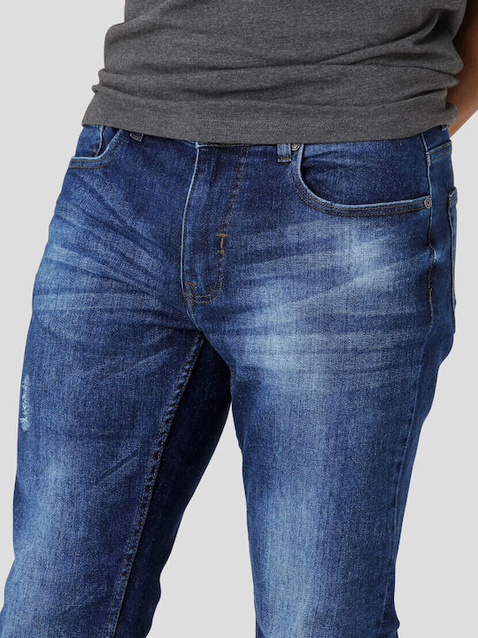 Marcus Herren Denim Cutler Ripped 2168 Slim Fit Blau