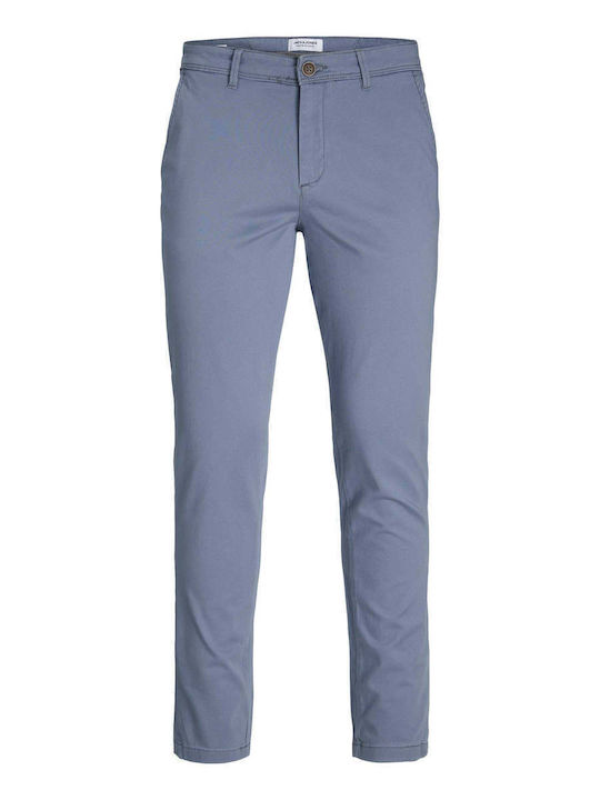Marco Trousers Chino Elastic in Slim Fit Flint Stone