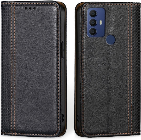 TCL Book Piele Negru (TCL 306 / 305 / 30 SE / 30E - TCL 306 / 305 / 30 SE / 30E)