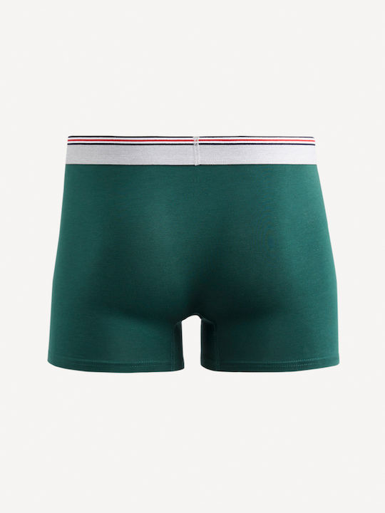 Celio Boxers Mike - BOTTLE GREEN 01