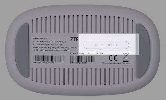 ZTE MF289F Ασύρματο 4G Router με 2 Θύρες