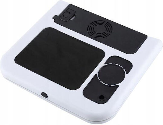 Verk Group Table for Laptop with 2 Fans White (06121)