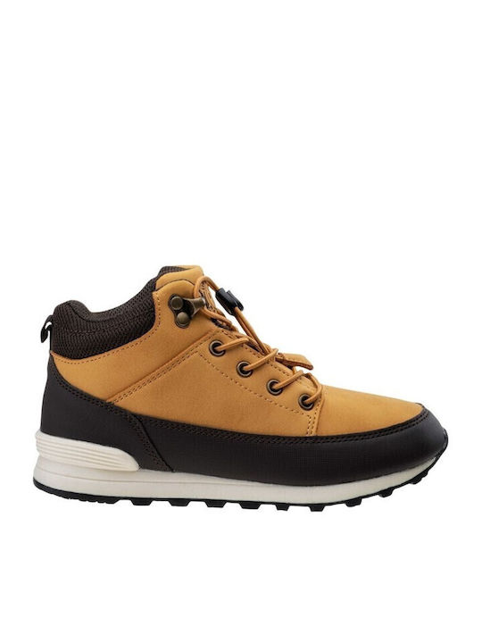 Kids Boots with Laces Brown